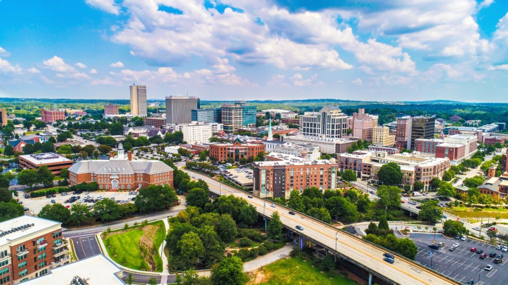 Downtown Greenville skyline
