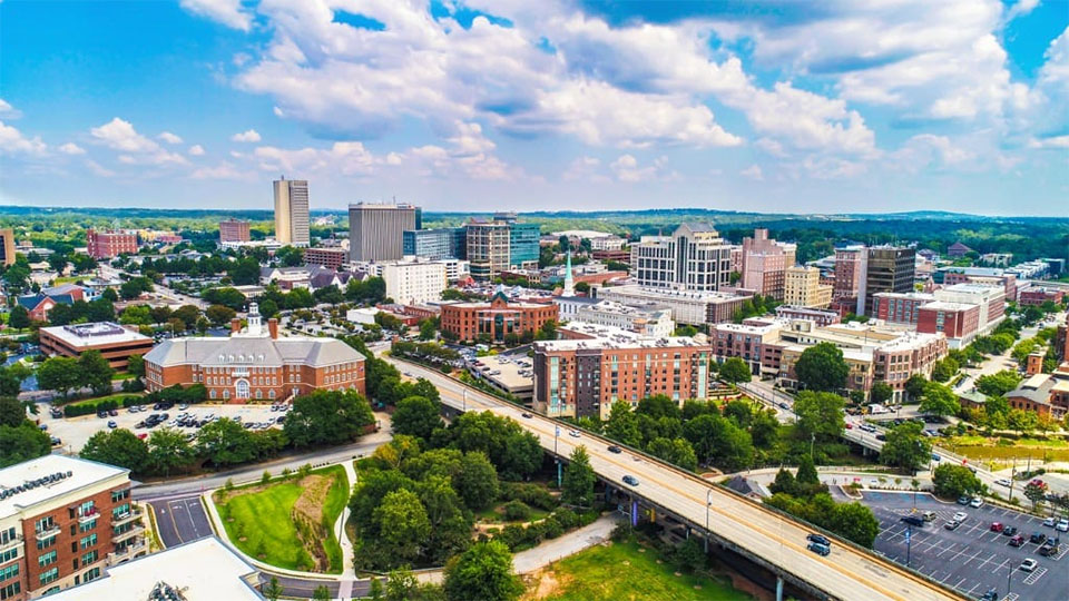 Greenville skyline