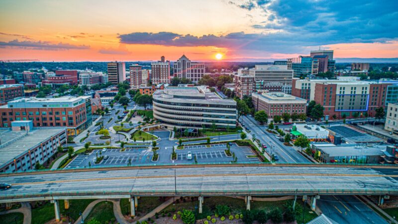 Greenville SC skyline file photo