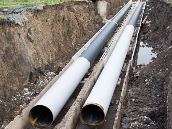 sewer line stock photo