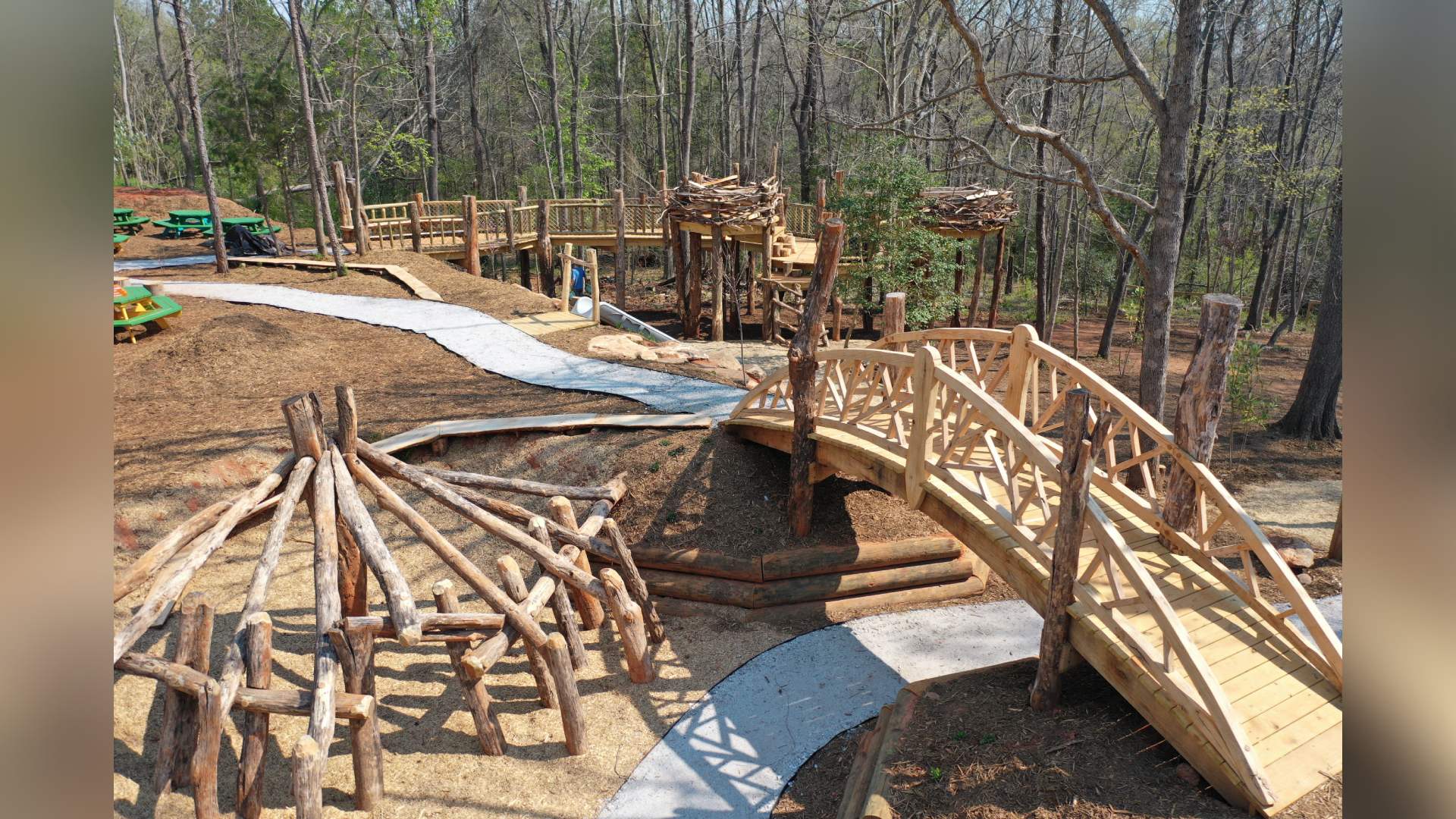 playscape at Conestee Nature Preserve - photo by Jeff Bradt
