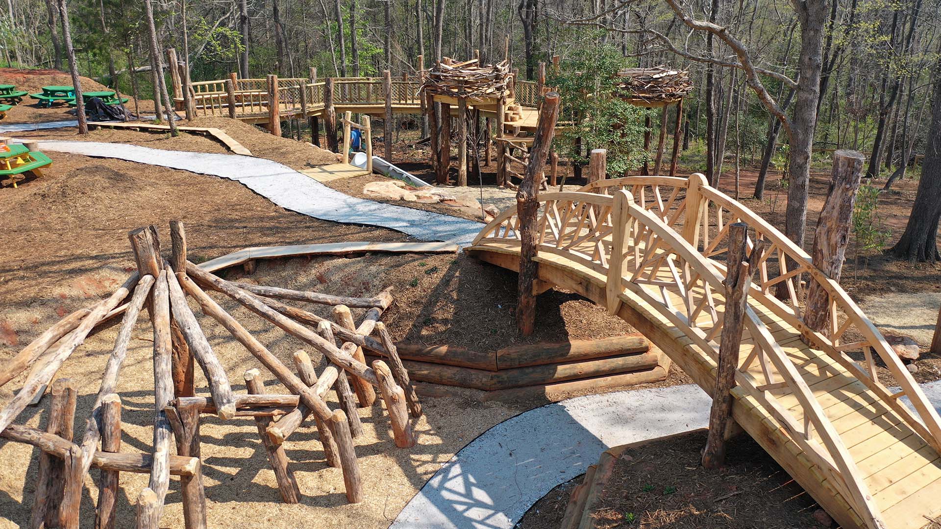 playscape at Conestee Nature Preserve - photo by Jeff Bradt