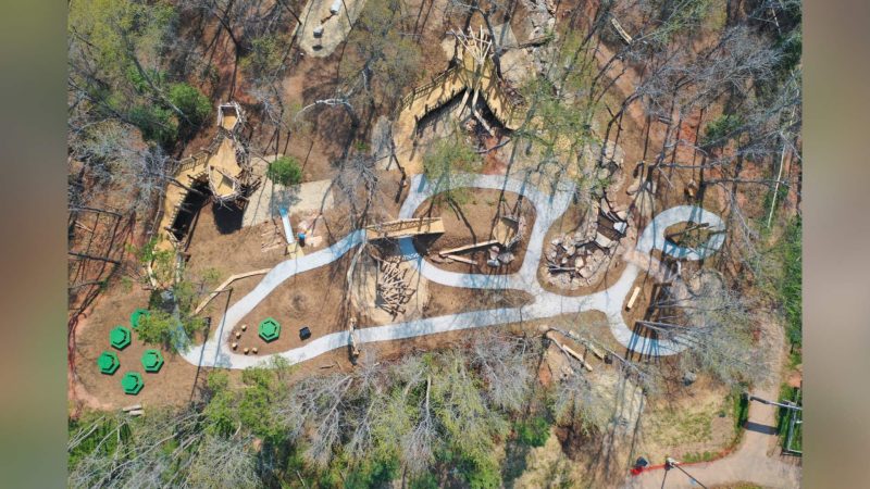 playscape at Conestee Nature Preserve - photo by Jeff Bradt