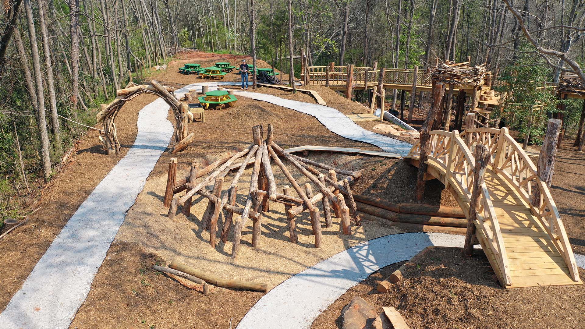 playscape at Conestee Nature Preserve - photo by Jeff Bradt