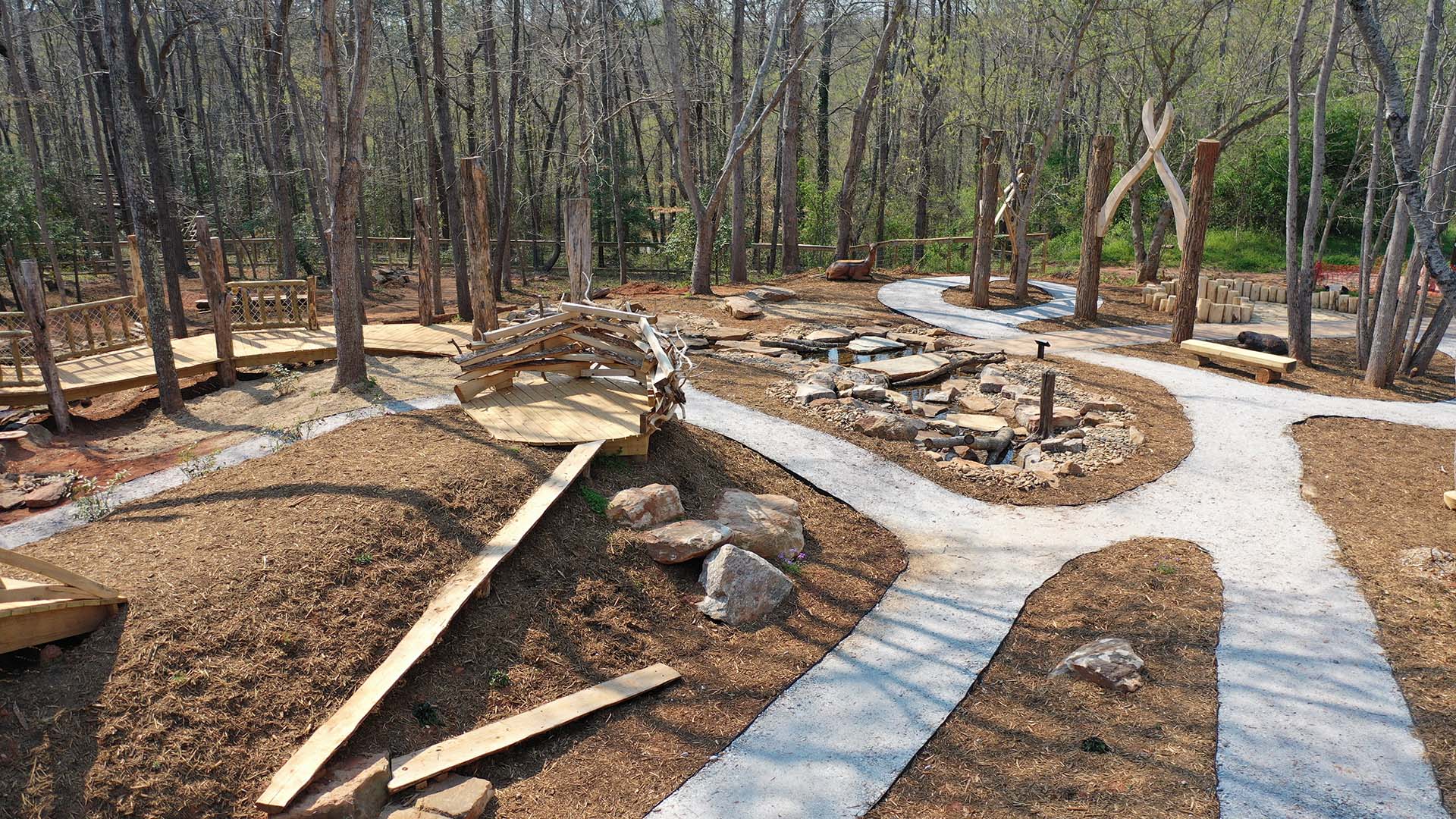 playscape at Conestee Nature Preserve - photo by Jeff Bradt