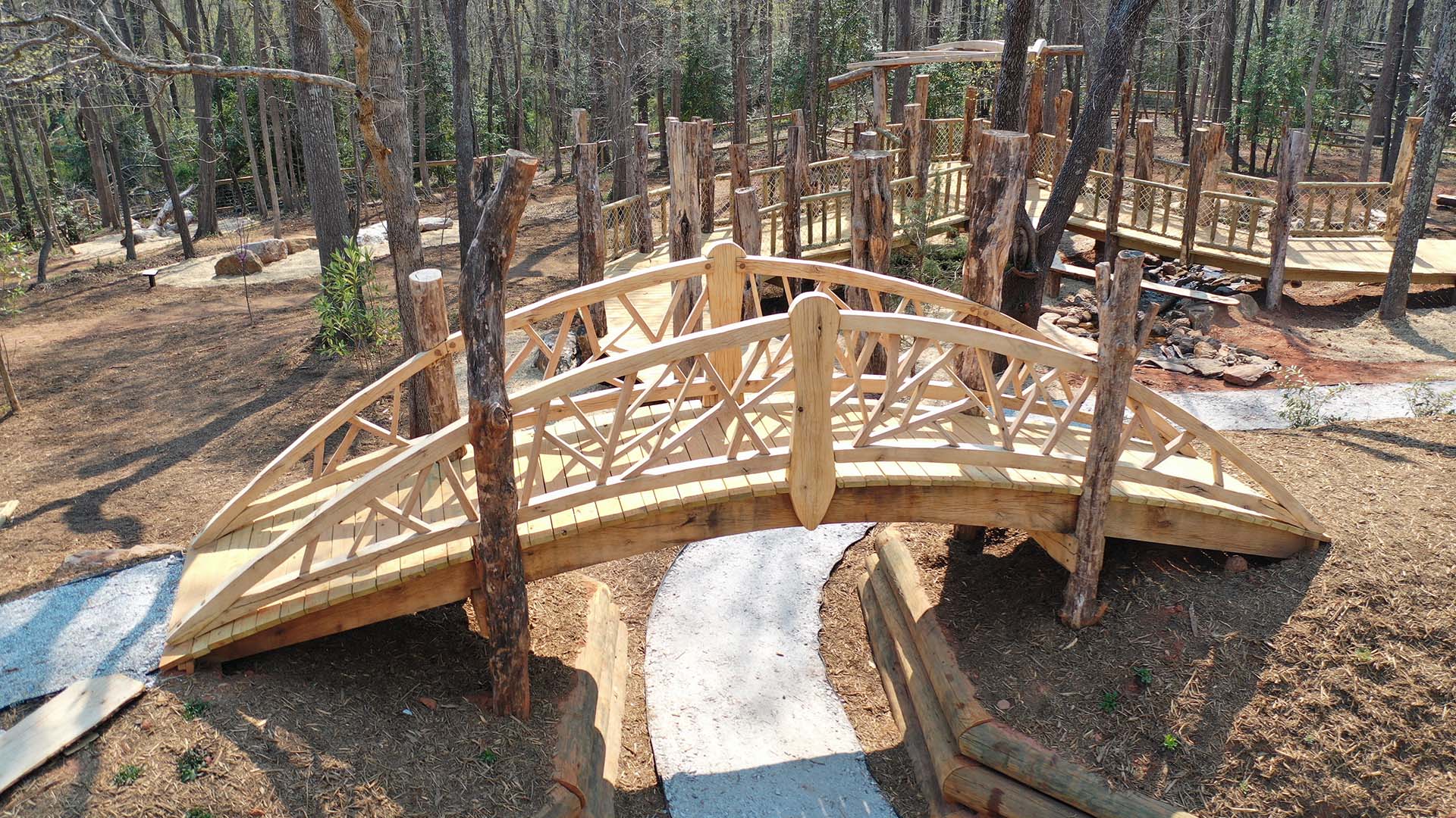 playscape at Conestee Nature Preserve - photo by Jeff Bradt