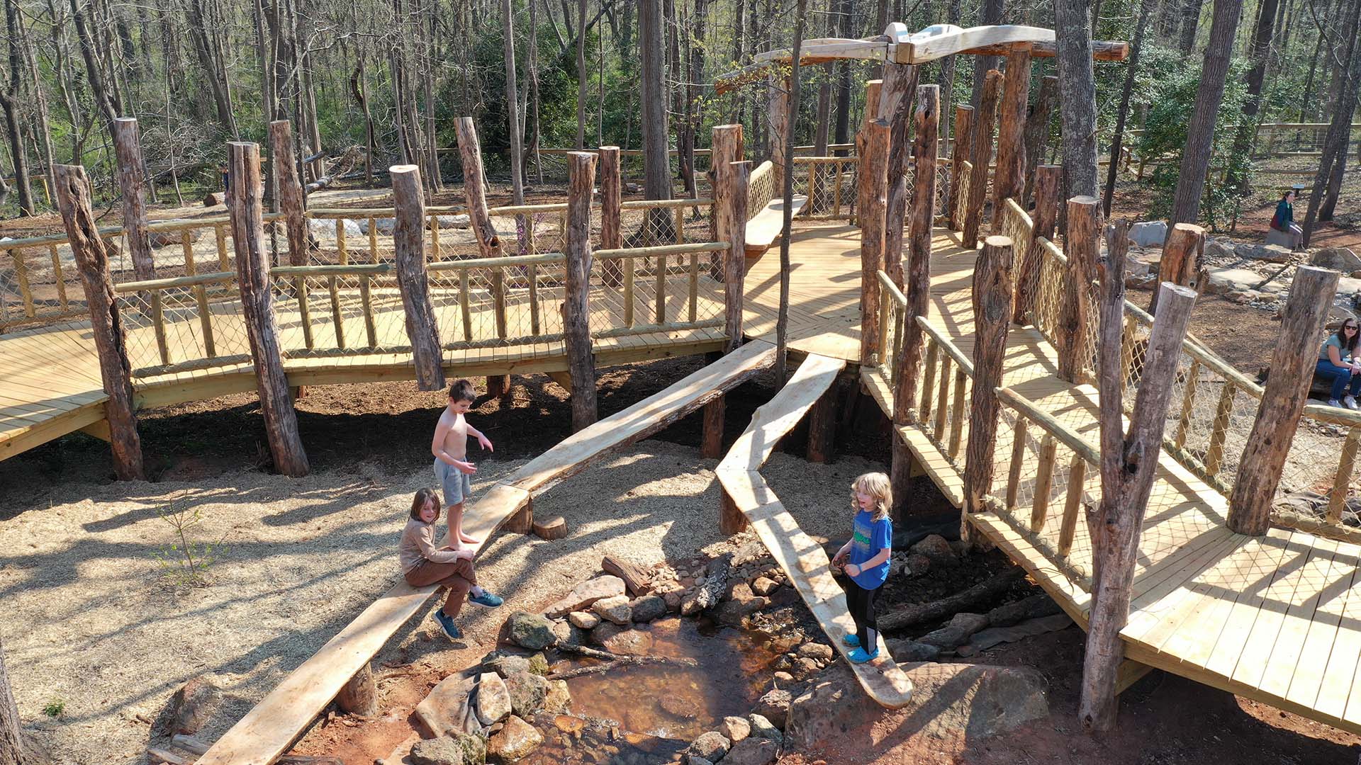playscape at Conestee Nature Preserve - photo by Jeff Bradt