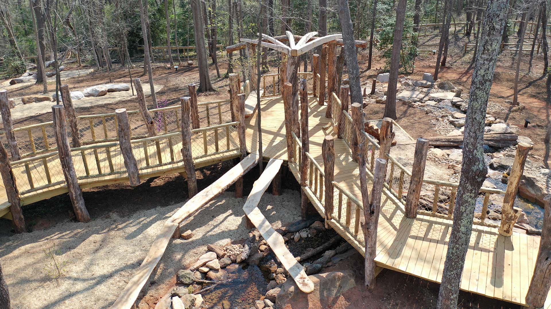 playscape at Conestee Nature Preserve - photo by Jeff Bradt