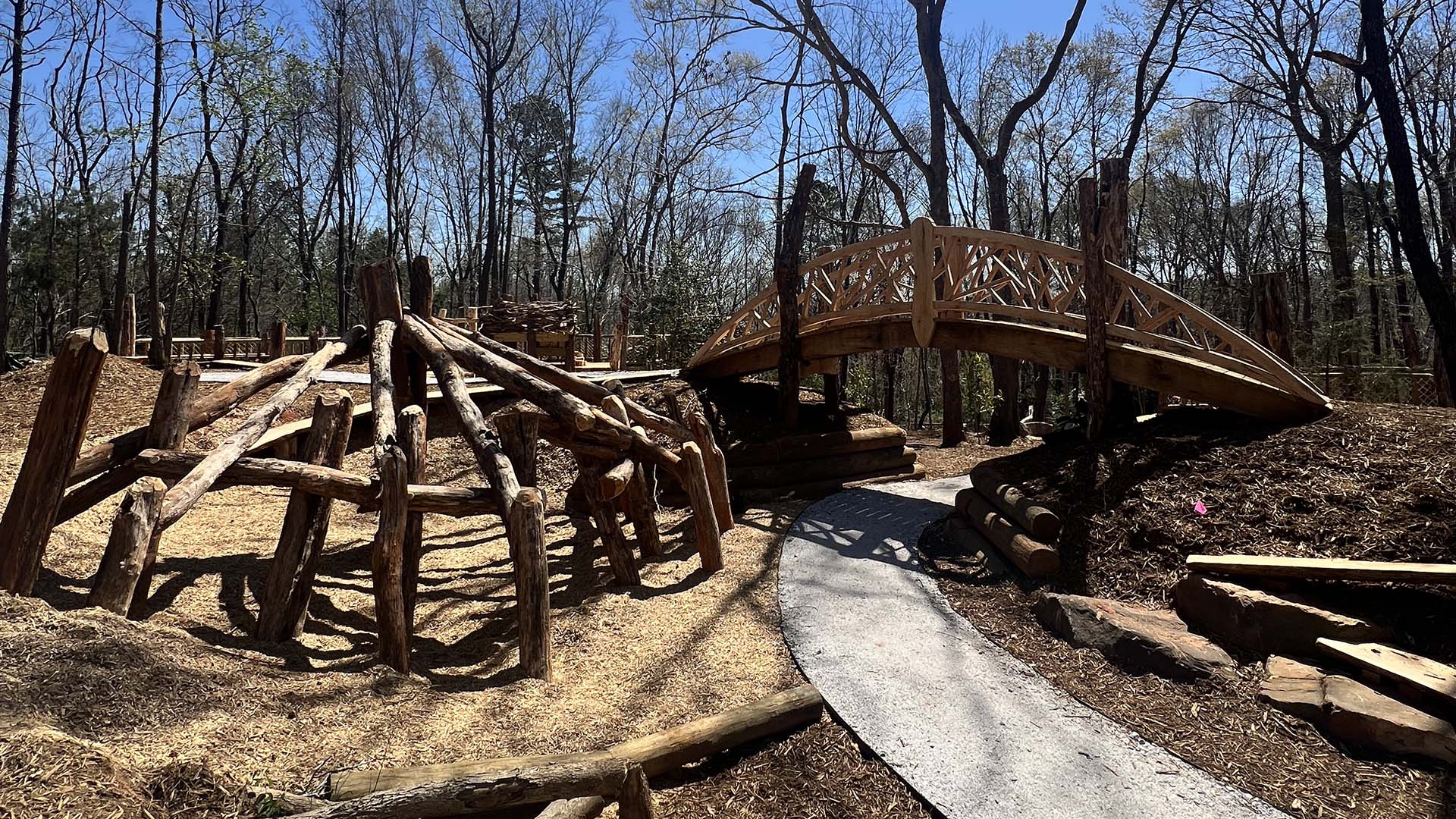 playscape at Conestee Nature Preserve - photo by Jeff Bradt