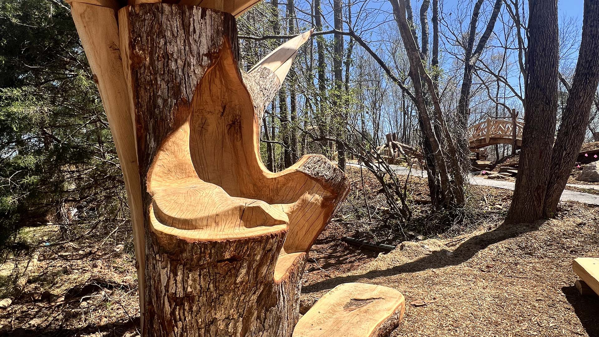 playscape at Conestee Nature Preserve - photo by Jeff Bradt