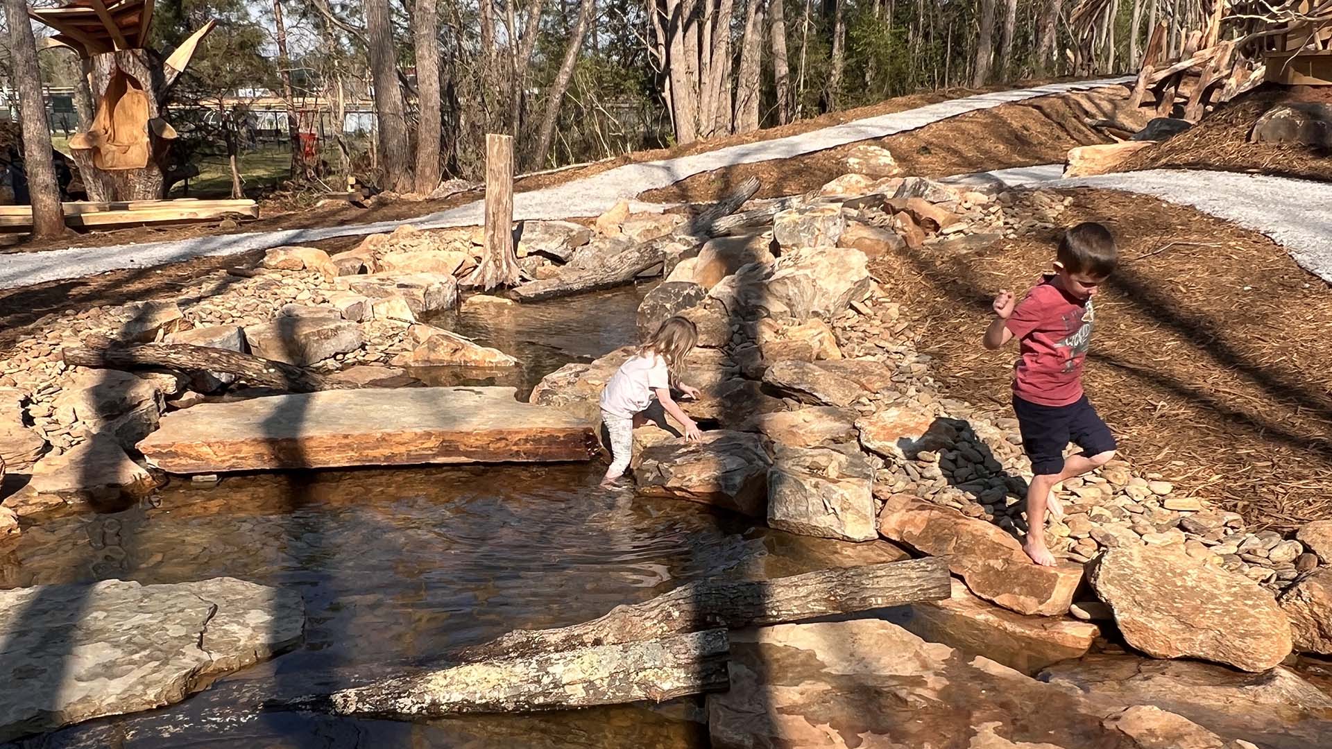 playscape at Conestee Nature Preserve - photo by Jeff Bradt