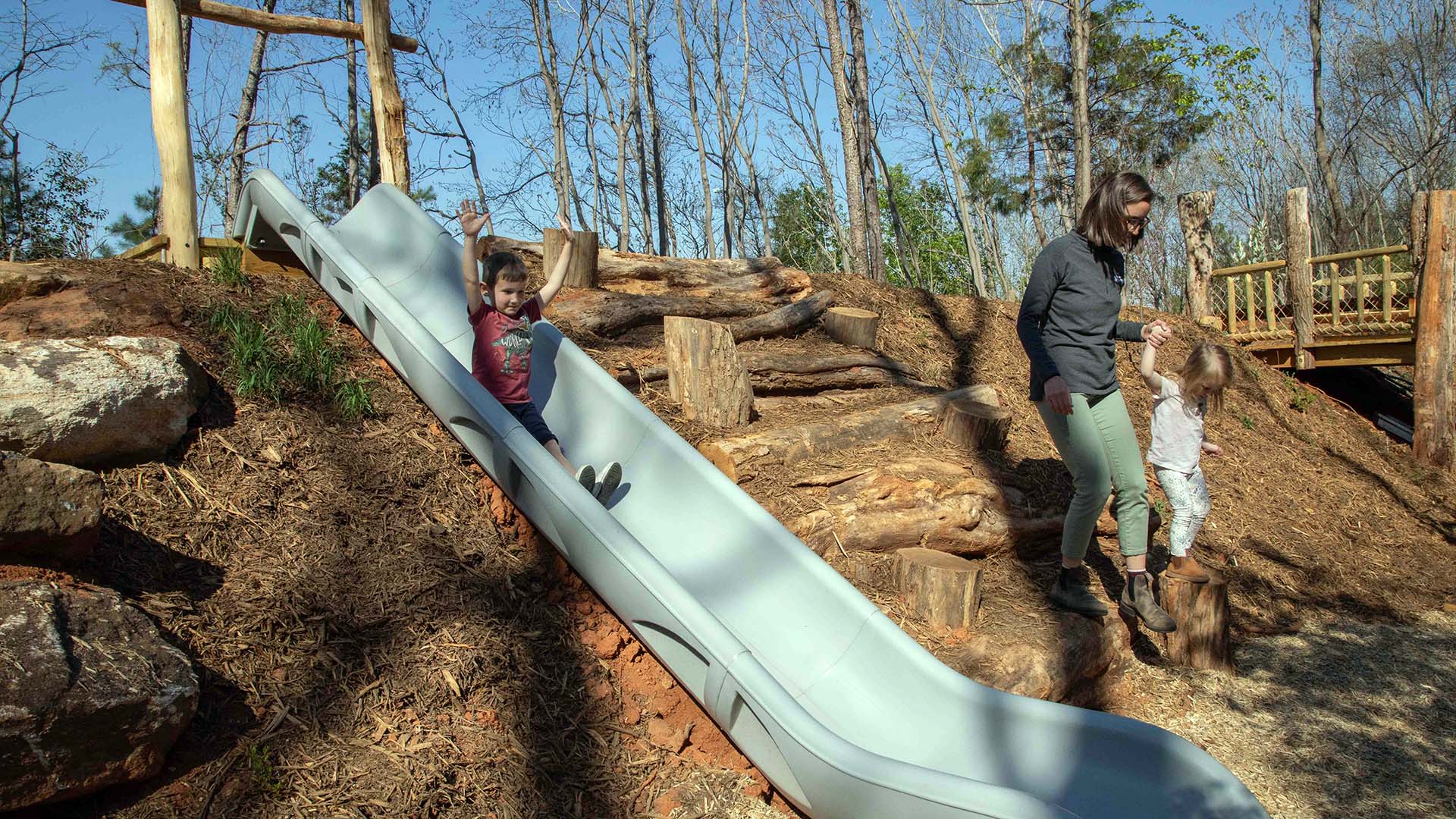 playscape at Conestee Nature Preserve - photo by Jeff Bradt