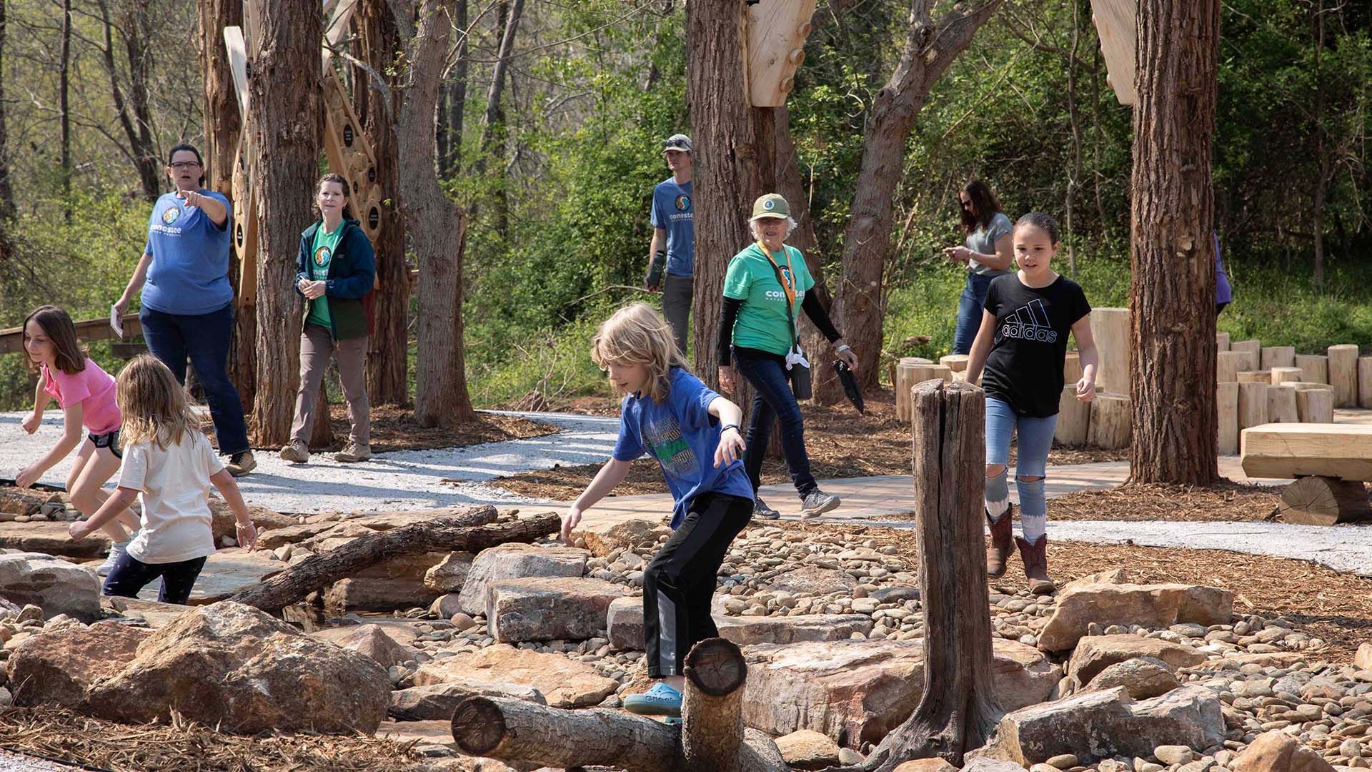 playscape at Conestee Nature Preserve - photo by Jeff Bradt