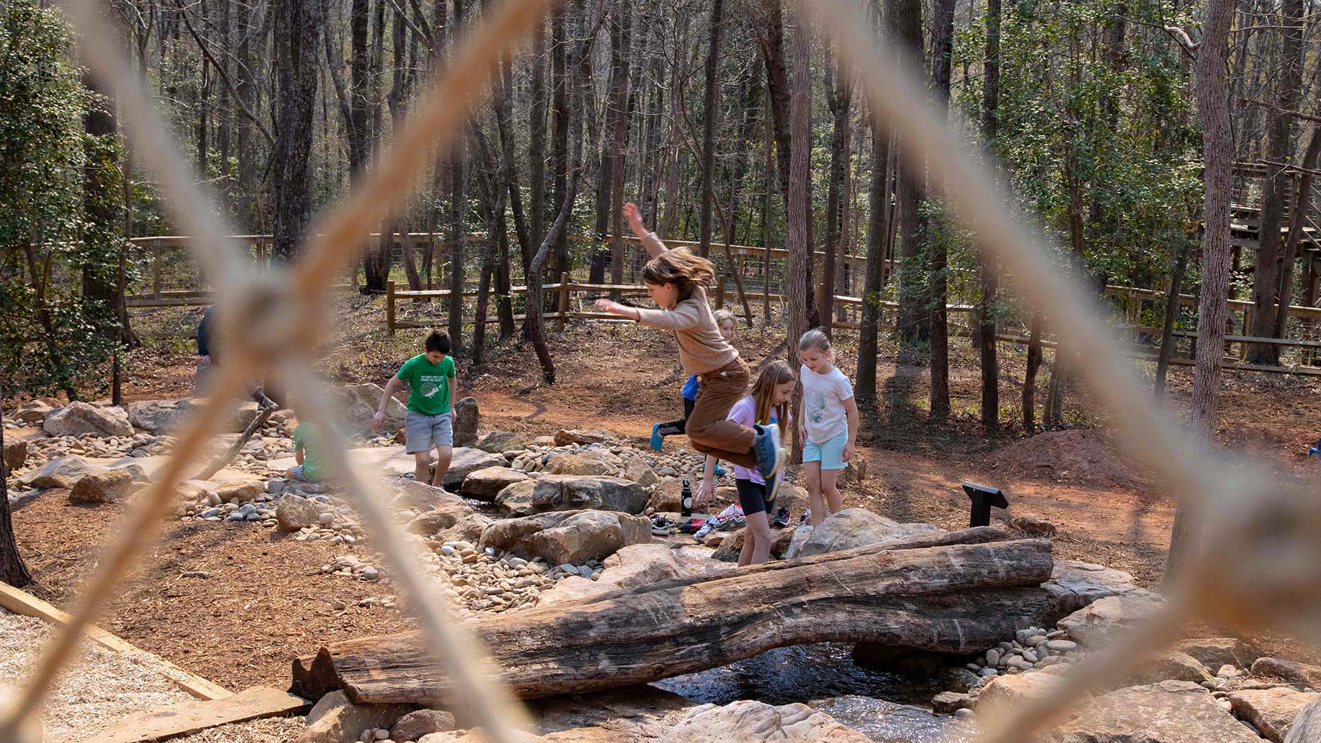 playscape at Conestee Nature Preserve - photo by Jeff Bradt