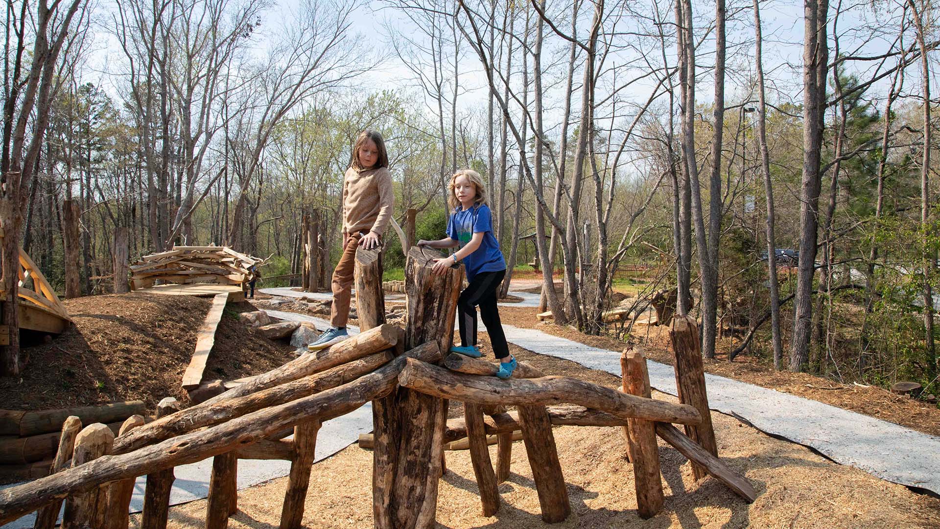 playscape at Conestee Nature Preserve - photo by Jeff Bradt
