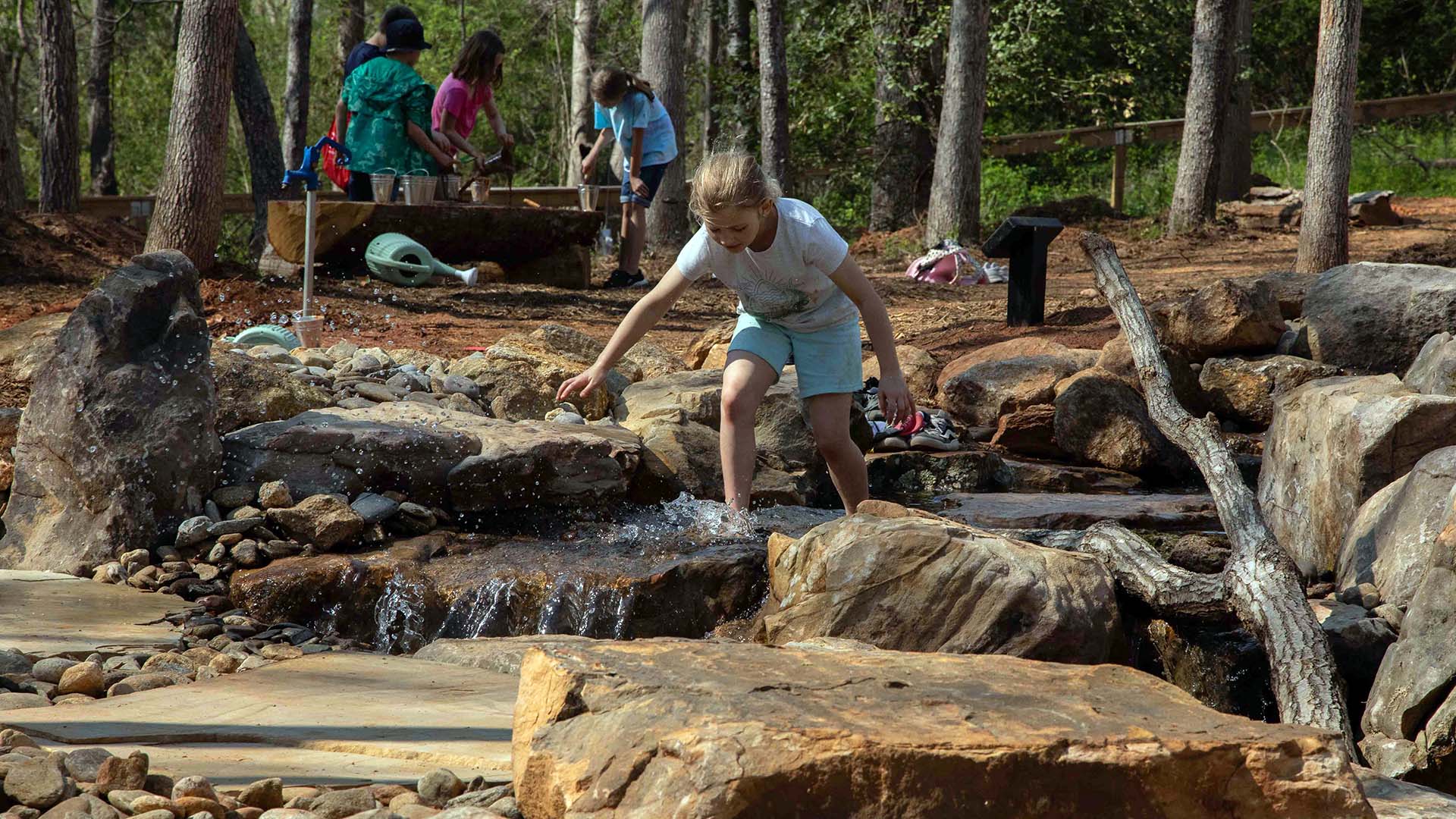 playscape at Conestee Nature Preserve - photo by Jeff Bradt