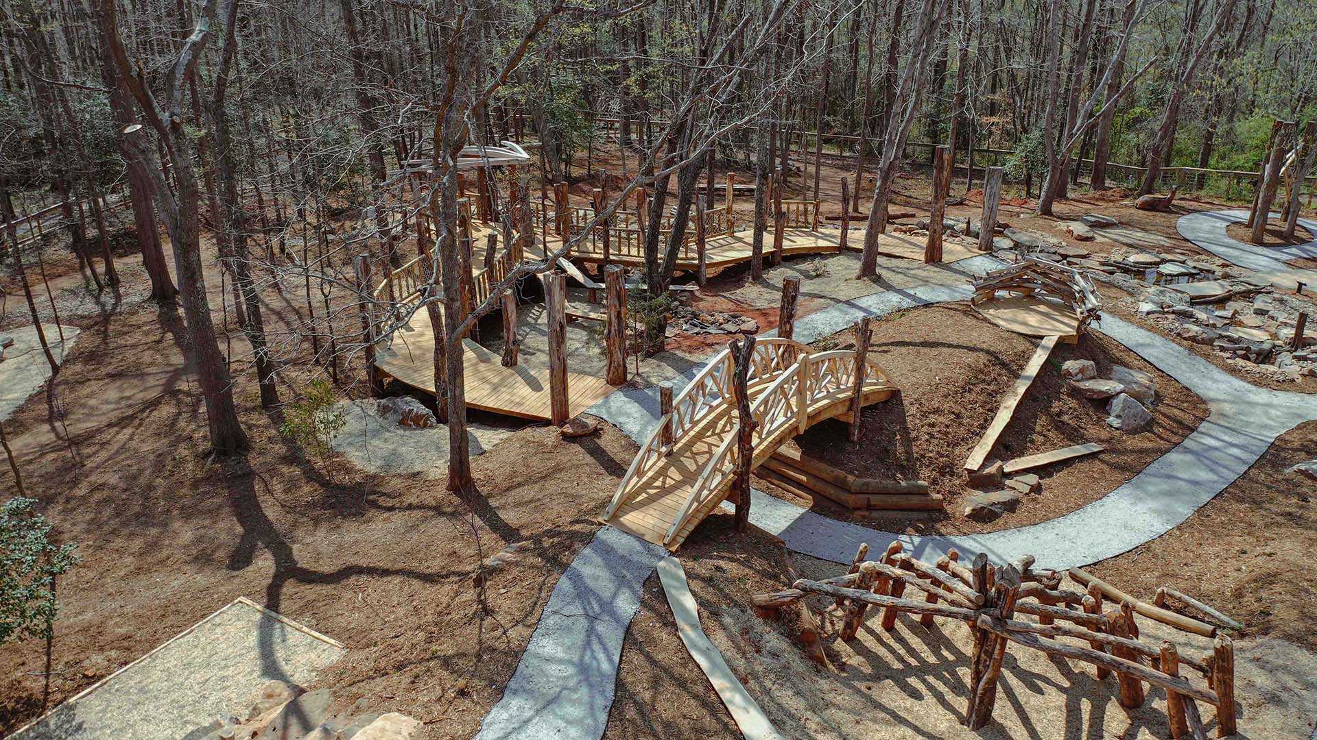 playscape at Conestee Nature Preserve - photo by Jeff Bradt