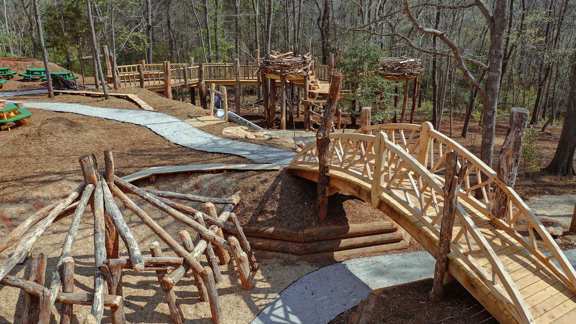 playscape at Conestee Nature Preserve - photo by Jeff Bradt