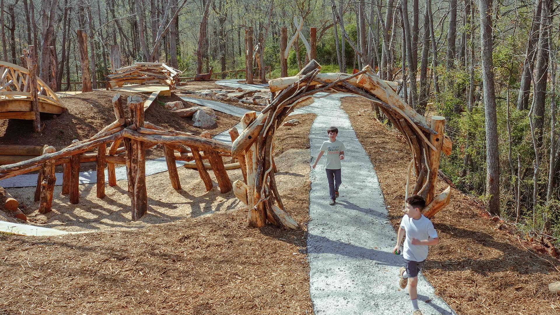 playscape at Conestee Nature Preserve - photo by Jeff Bradt