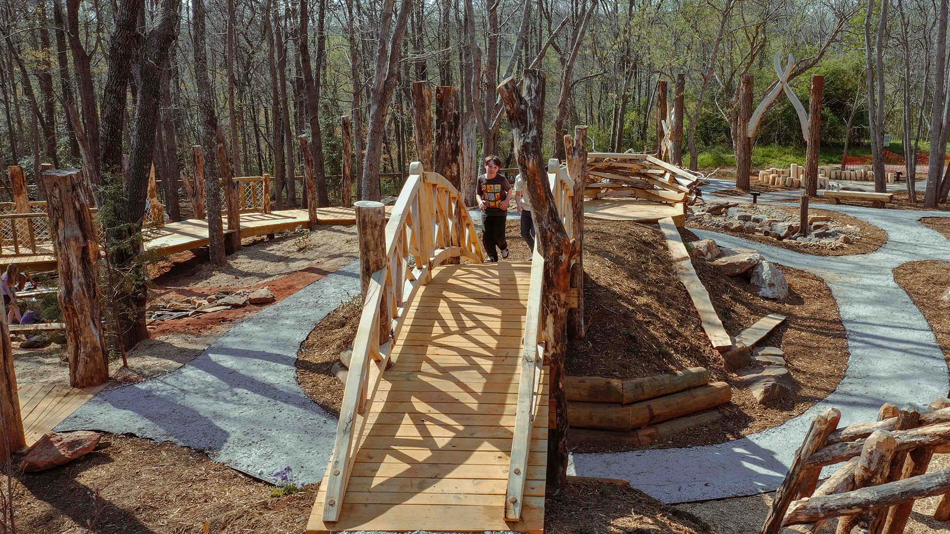 playscape at Conestee Nature Preserve - photo by Jeff Bradt