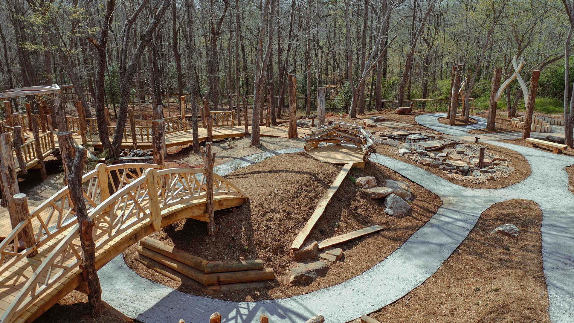 playscape at Conestee Nature Preserve - photo by Jeff Bradt