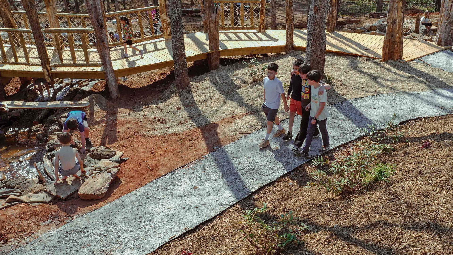 playscape at Conestee Nature Preserve - photo by Jeff Bradt
