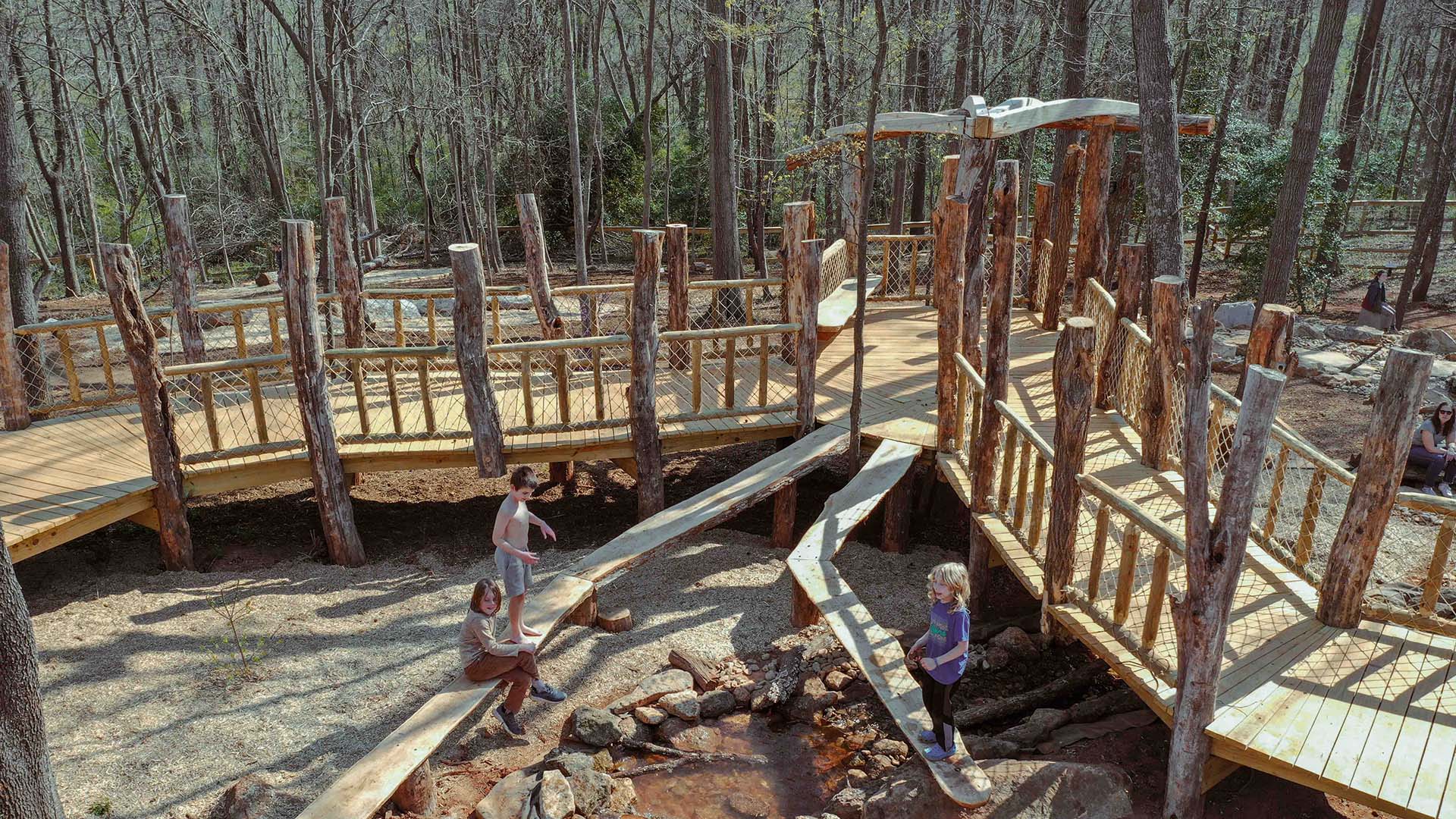 playscape at Conestee Nature Preserve - photo by Jeff Bradt