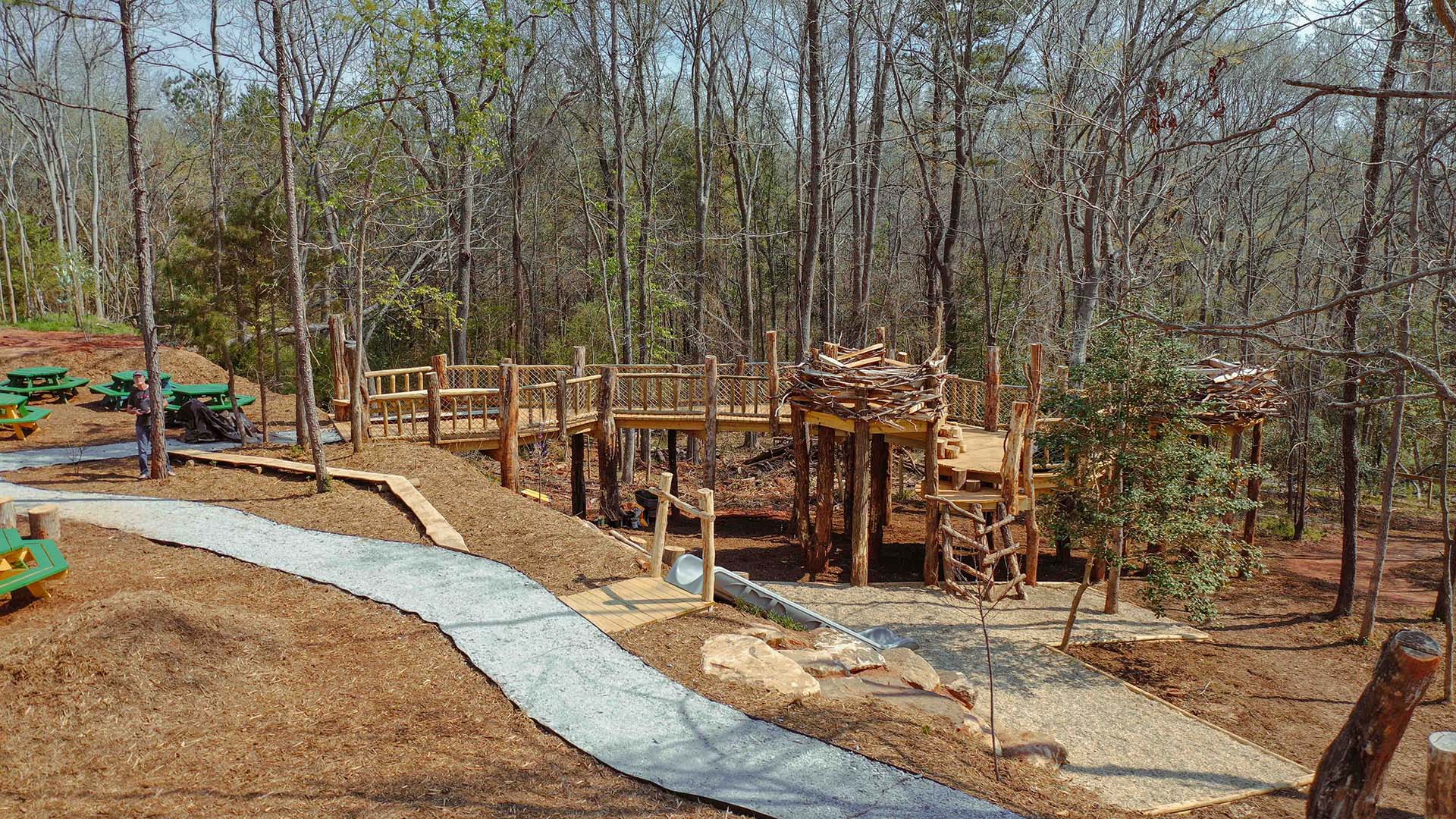 playscape at Conestee Nature Preserve - photo by Jeff Bradt