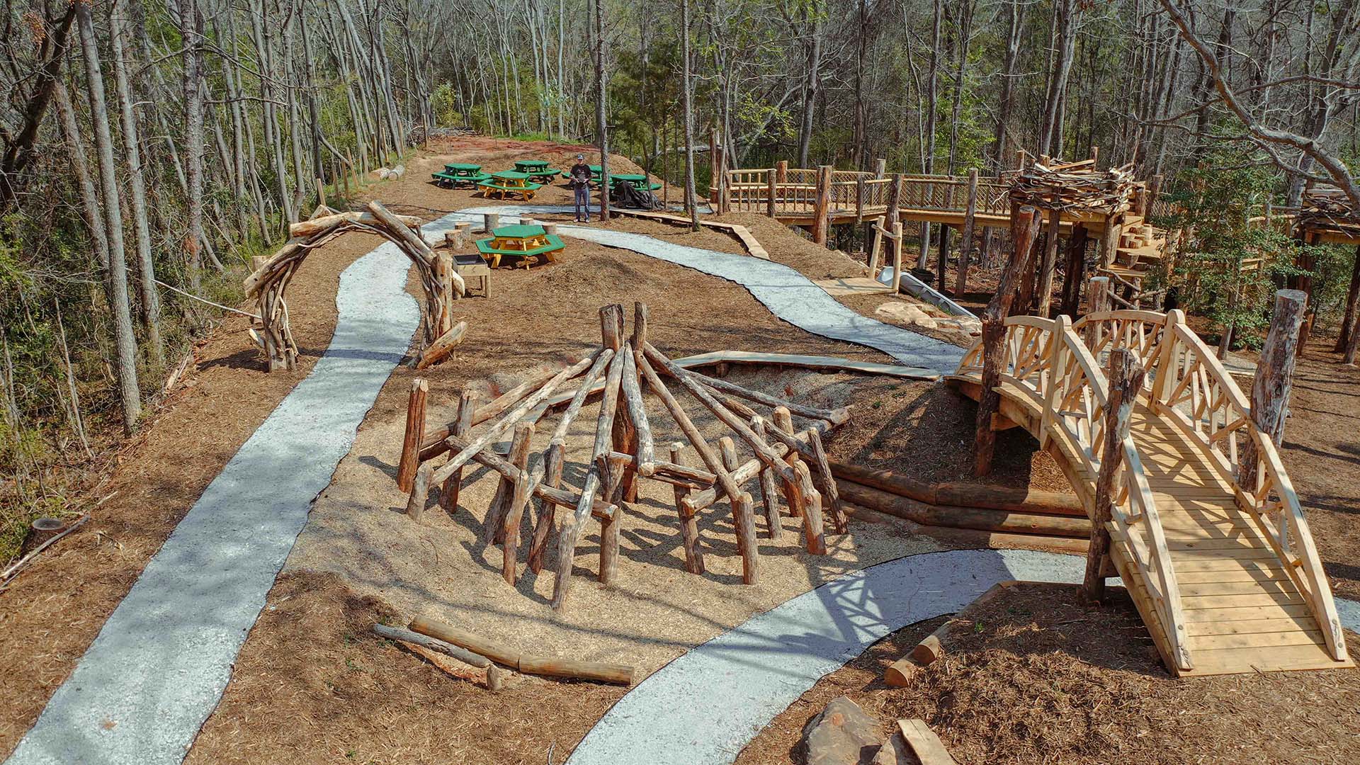 playscape at Conestee Nature Preserve - photo by Jeff Bradt