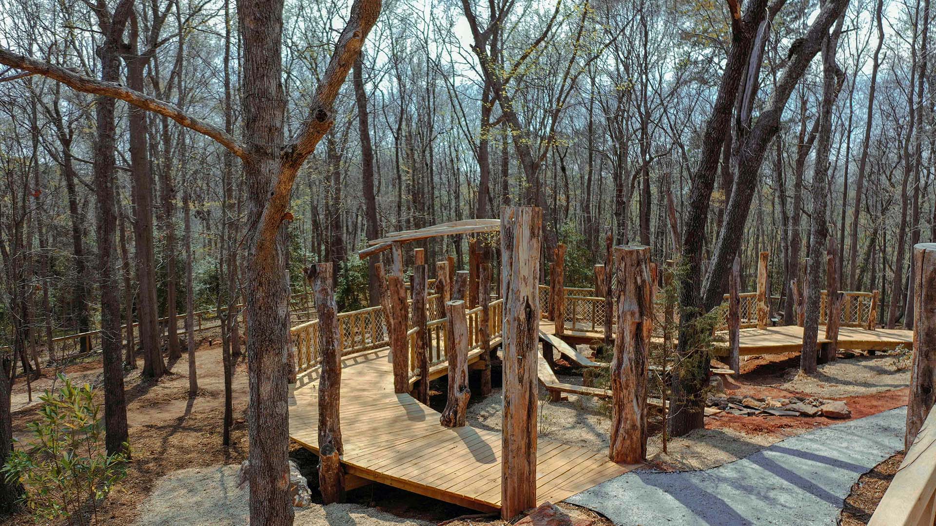 playscape at Conestee Nature Preserve - photo by Jeff Bradt
