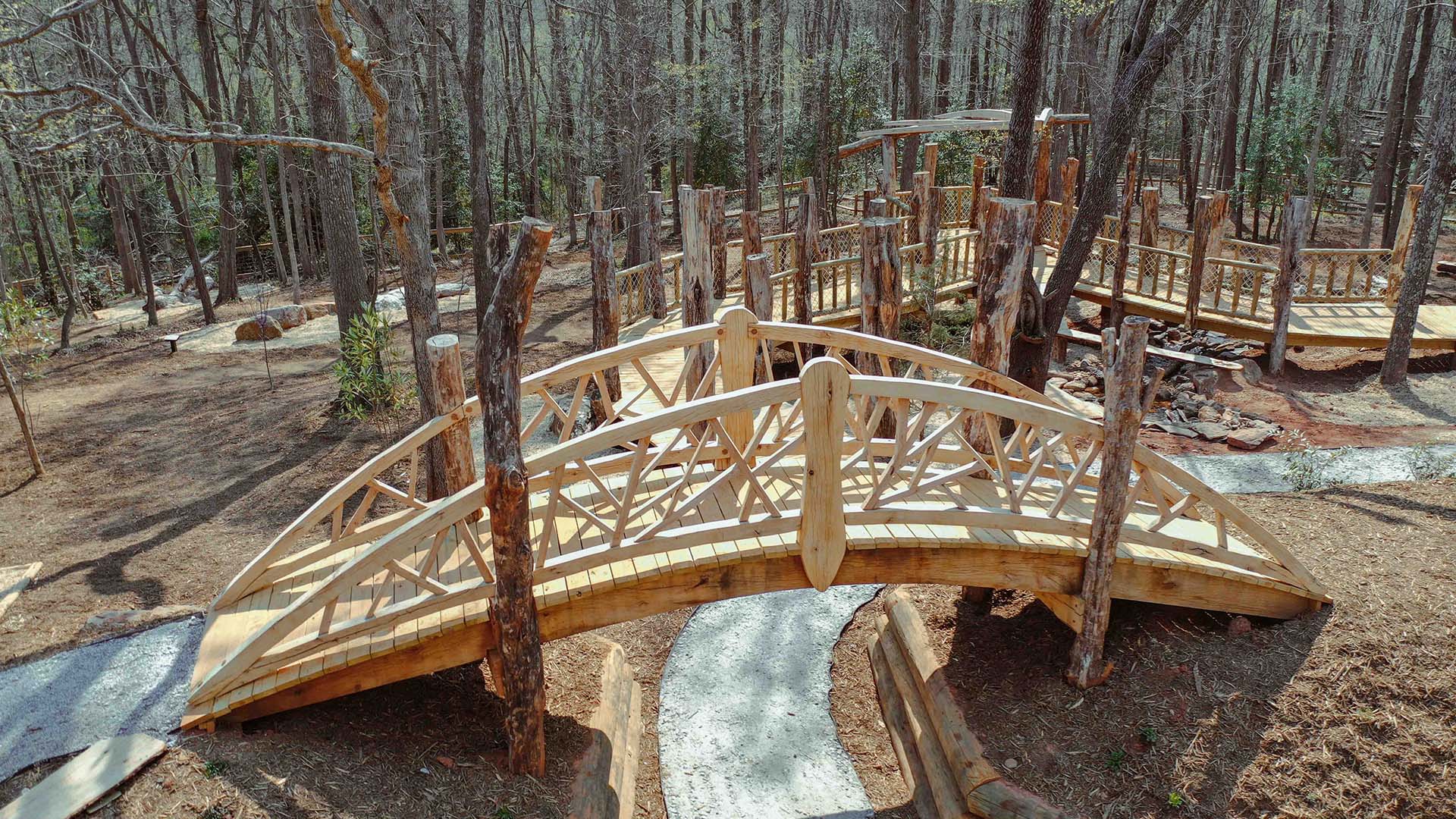 playscape at Conestee Nature Preserve - photo by Jeff Bradt